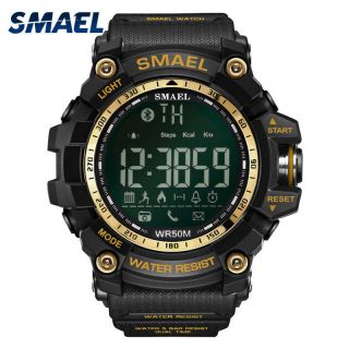 Smael Gift Fashion Bluetooth Smart Sports Waterproof Wrist Watch Mens/womens