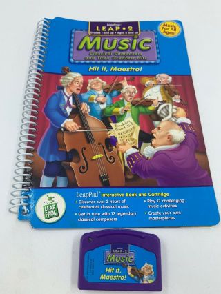 Leappad Leap 2 Music Educational Activity Book And Cartridge Leap Frog Read