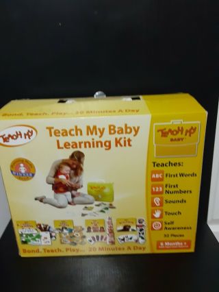 Teach My Baby Educational Learning Kit Case Containers - Complete Kit