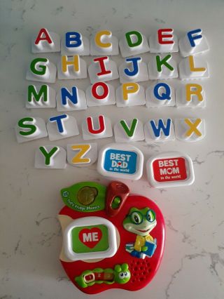 Leap Frog Tad Frog Fridge Phonics Abc Refrigerator Magnet With Letters Complete