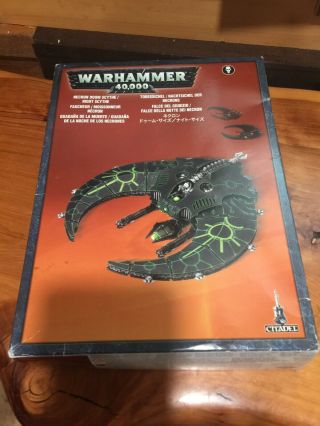 Games Workshop 49 - 15 Warhammer 40k Necron Doom Scythe/ Night Scythe Figure
