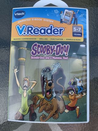 V Reader Vtech Game Cartridge Scooby Doo 5 - 7 Years Ebook Cartridge