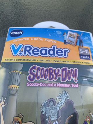 V Reader VTech Game Cartridge Scooby Doo 5 - 7 years Ebook Cartridge 2