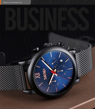 SKMEI Quartz Watches For Men Women Fashion Waterproof Stopwatch Auto Date 9203 3