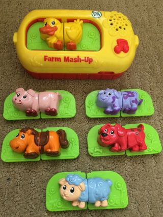 Leapfrog Leap Frog Farm Mash - Ups Complete With 6 Animal Pairs Names Sounds Music