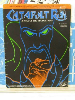 Catapult Run Rpg Module By Fantasy Factory For Ad&d