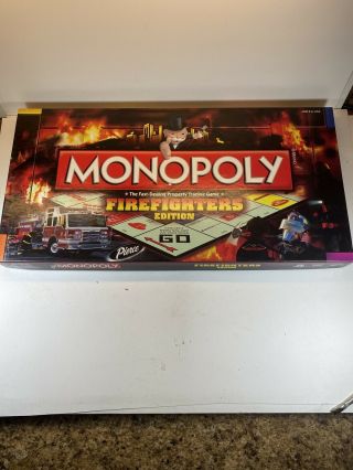 Monopoly Firefighters Edition 2009 First Edition - Open Box