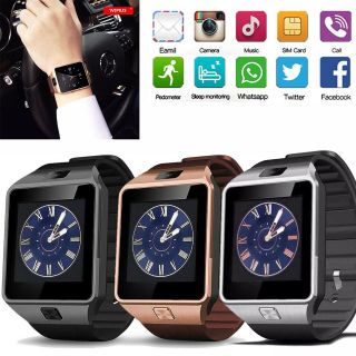 Android Touch Screen Bluetooth Smart Wrist Watch For Samsung S20 S10 Note 10 9 8