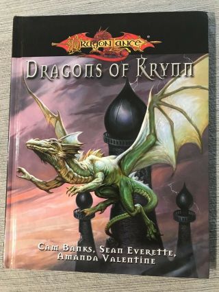 Dragonlance Dragons Of Krynn D20 Hardcover Banks,  Everette,  Valentine Weis Wotc