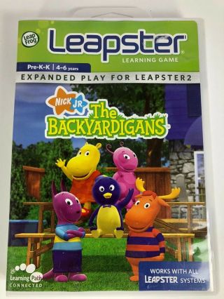 Leapster Nick Jr The Backyardigans Learning Game Catridge
