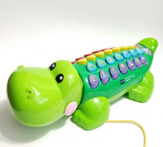 Vtech Pull And Learn Alligator Toy Pre - School Alphabet Learning Teaching Tool