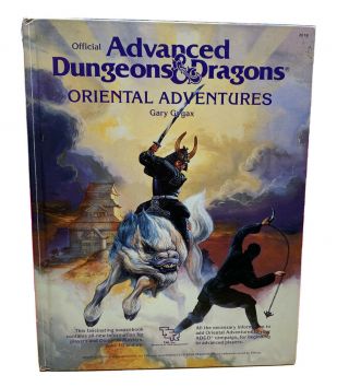 Official Advanced Dungeons & Dragons Oriental Adventures 1st Ed Hc Book 1985
