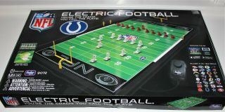 Nfl Deluxe Electric Football Tudor Games 9072 Colts Team Edition 100 Complete
