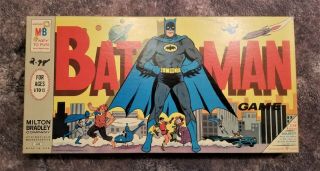 Vintage 1966 The Batman Board Game Milton Bradley 4648,