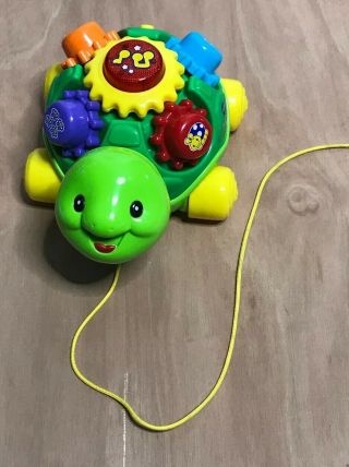Vtech Roll And Learn Turtle Pull Along Electronic Musical Learning Toy