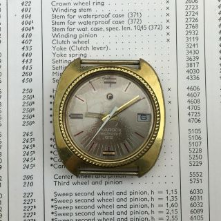 VINTAGE Men’s ROAMER Searock Electronic 612 Date Wristwatch Watch FIXER or PARTS 2