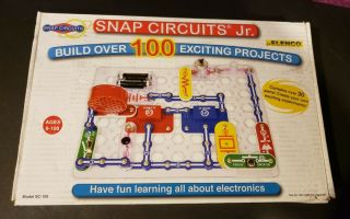 Snap Circuits Jr.  By Elenco | Build Over 100 Exciting Projects.  (model: Sc - 100)