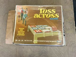 Vintage Toss Across Game - Ideal 1976 - Box - 3 Bean Bags - Full Size