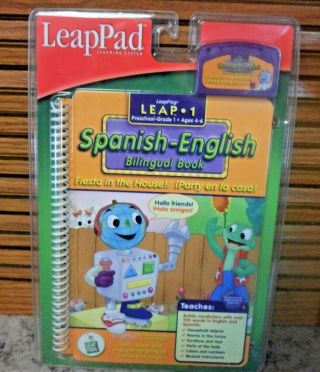 Leappad Leap 1 Spanish English Bilingual Book &.  Cartridge Fiesta In House