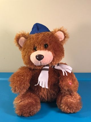 Gemmy Jewish Hanukkah Sings The Dreidel Song Teddy Bear Sings - Dances Animated