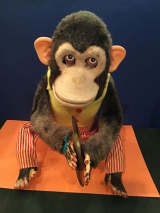 Vintage Ck Kuramochi Korea Jolly Chimp Toy Cymbal Monkey - No Box