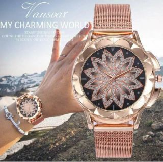 Frauen Armbanduhr Rose Gold Luxus Casual Quarzuhr Women Watch