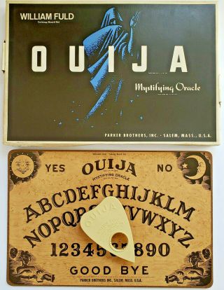 Vtg William Fuld Ouija Talking Board Set No.  600 Parker Brothers Salem Mass 