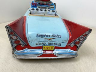 Vintage Marx Mobile Electra - Matic Electric Drive Tin Litho Ride - On Toy Car AS - IS 2