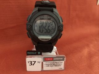 Timex T40941 Expedition Digital Watch.  Indiglo.  With Tags.