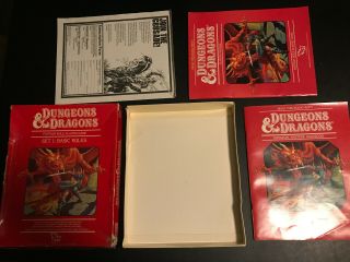 Dungeons And Dragons 1983 1st Printing Basic Set