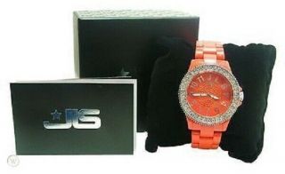 Jls Unisex Casual Wear Bracelet Watch With Diamante In Presentation Gift Box