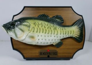Vintage 1999 Gemmy Industries Big Mouth Billy Bass Animated Singing Fish