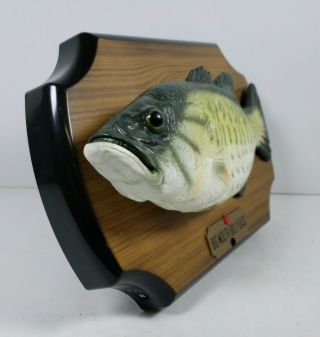Vintage 1999 Gemmy Industries Big Mouth Billy Bass Animated Singing Fish 3