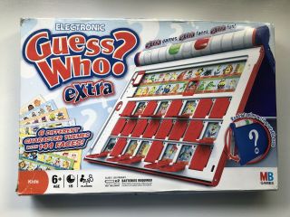 Guess Who? Extra 2008 Electronic Game Milton Bradley Complete