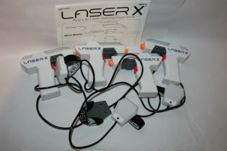 Laser X Micro Blasters 4 Players Real Life Laser Tag Gaming Experience Toys