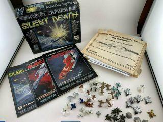 Silent Death Metal Express Game 40,  Metal Miniatures I.  C.  E.  Iron Crown,