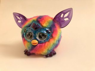 Hasbro Mini Rainbow Furby Furbling Crystal Series Electronic 2