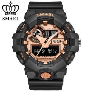Smael Sport Watch Men Fashion Digital Led Electronic Quartz Outdoor Wristwatches