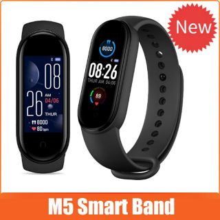 Waterproof M5 Smart Bracelet Heart Rate Blood Pressure Pedometer Sleep Monitor