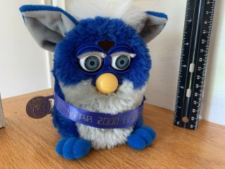 Year 2000 Furby Millenium Special Limited Edition Blue Model 70 - 894