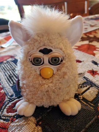 Rare 1999 Furby Baby White /tested -