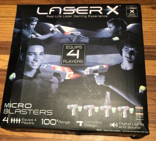 Laser X Micro Blasters 4 Players Real Life Laser Tag.