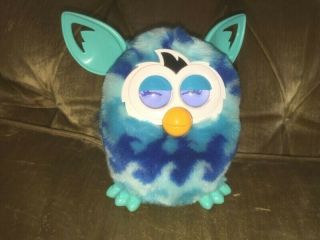 2012 Hasbro Blue Waves Furby In Great