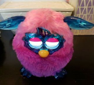 Furby Boom Crystal Series Talking Toy Hasbro Pink Purple Blue Ombre 2
