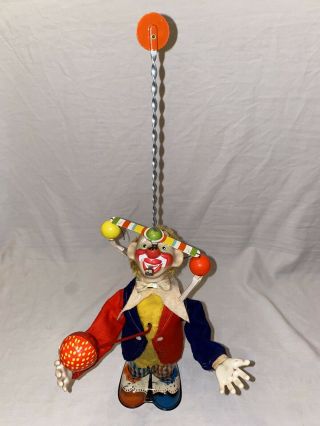 Vintage Alps,  Japan Battery Operated Pinky The Juggling Clown