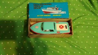 Vintage Union Craft Japan Battery Operated Boat Unsinkable