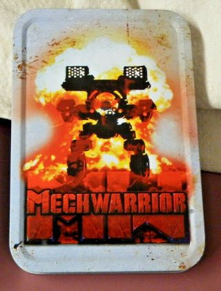 Battletech Mechwarrior GF9 Token And Dice Tin with 19 Pogs 3