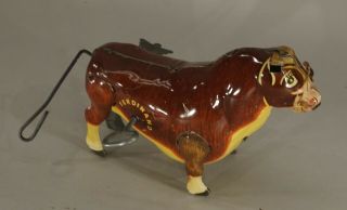 1938 Walt Disney Ferdinand The Bull Metal Windup Toy 4 " Tall Marx