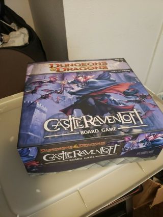 D&d Dungeons And Dragons Castle Ravenloft Board Game (complete With Figurines)