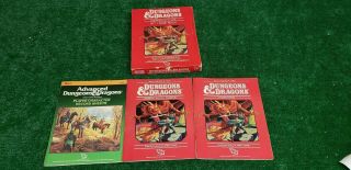 Vintage Euc 1983 Tsr Hobbies Dungeons & Dragons Basic Rules Set 1 (bfeb - 07 - 078)